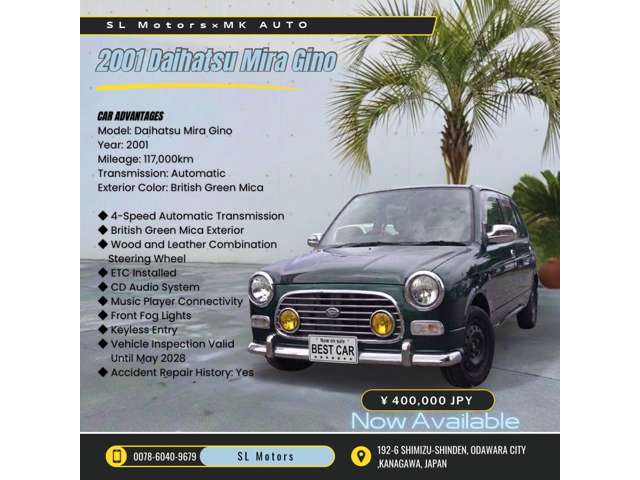 2001 Daihatsu Mira Gino – thumbnail 2