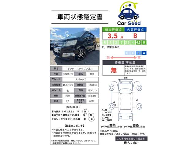 2010 Honda Stepwgn – thumbnail 2